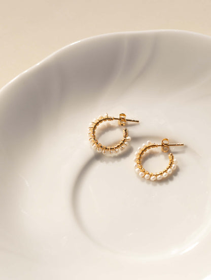 Cercei ADÈLE med Pärlor