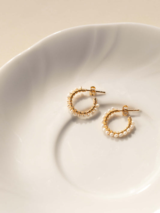 Cercei ADÈLE med Pärlor