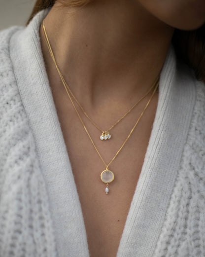 Colier JOIA med Kvarts Crystal