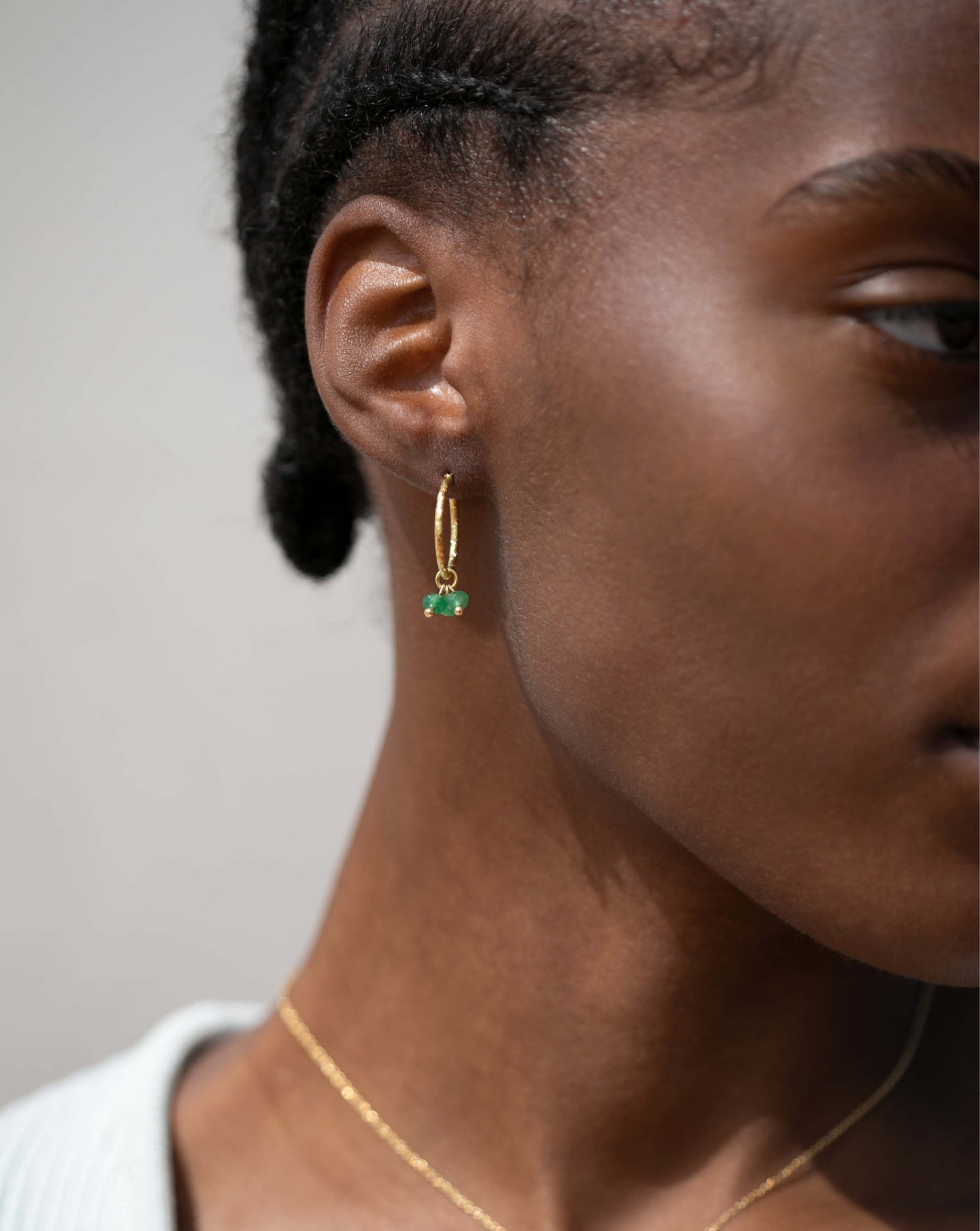 Örhängen PHOEBE Gröna