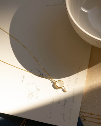 Colier JOIA med Kvarts Crystal