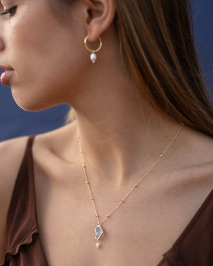 Colier JOIA med Blå Kvarts - Begränsad Utgåva